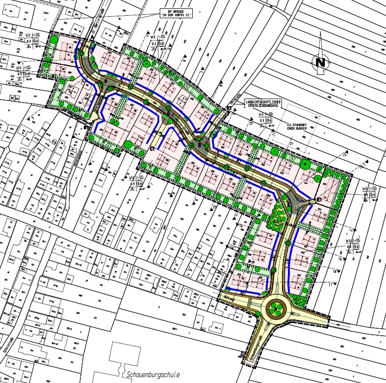 Bebauungspläne, Bauleitplanung, Jahr: 1960