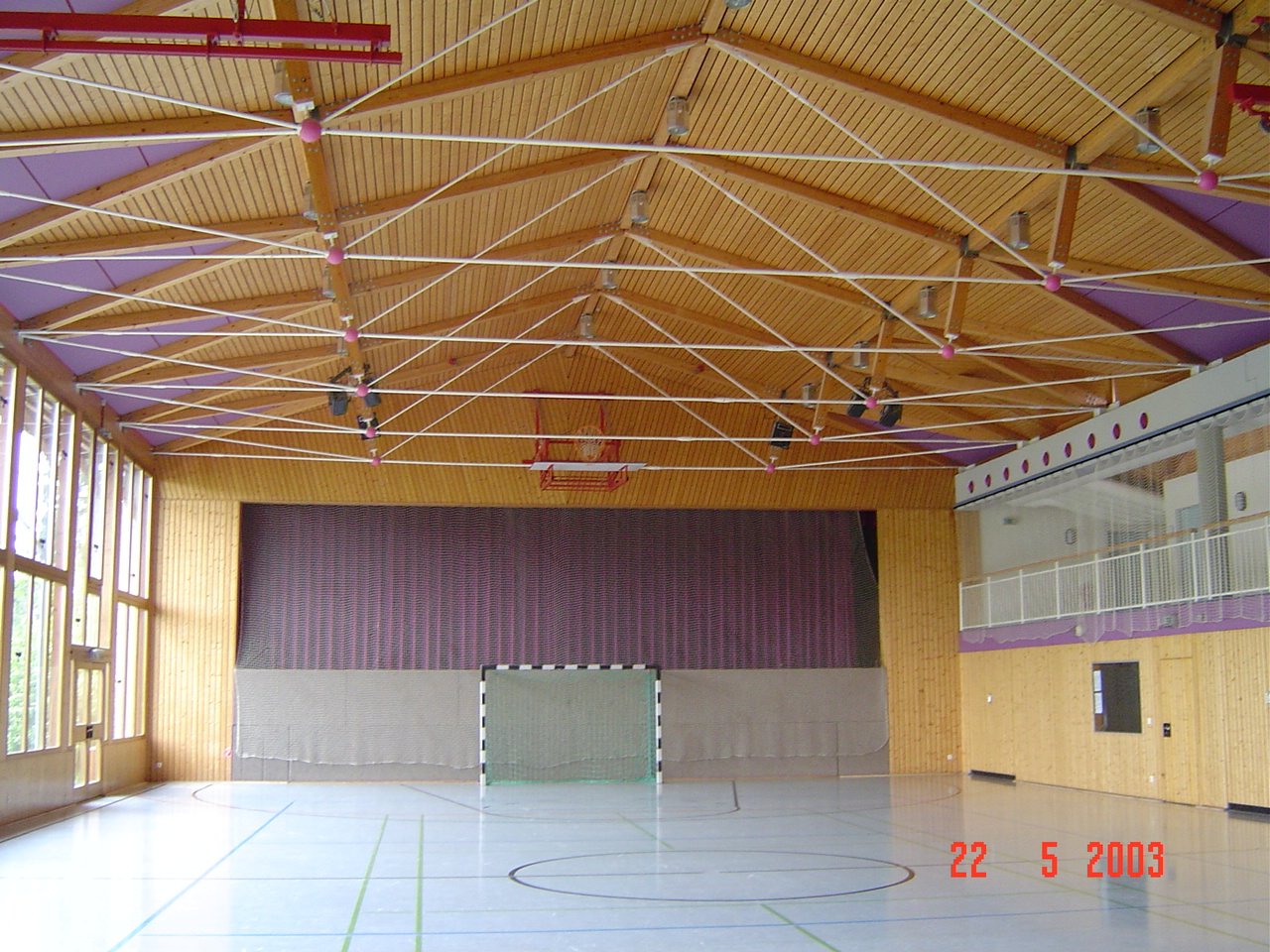 Mehrzweckhalle Nesselried, Neubau, Jahr: 1987